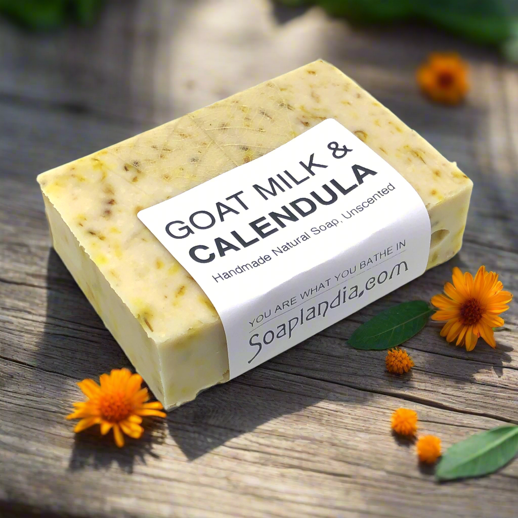 Goat Milk & Calendula Tea Soap, Unscented