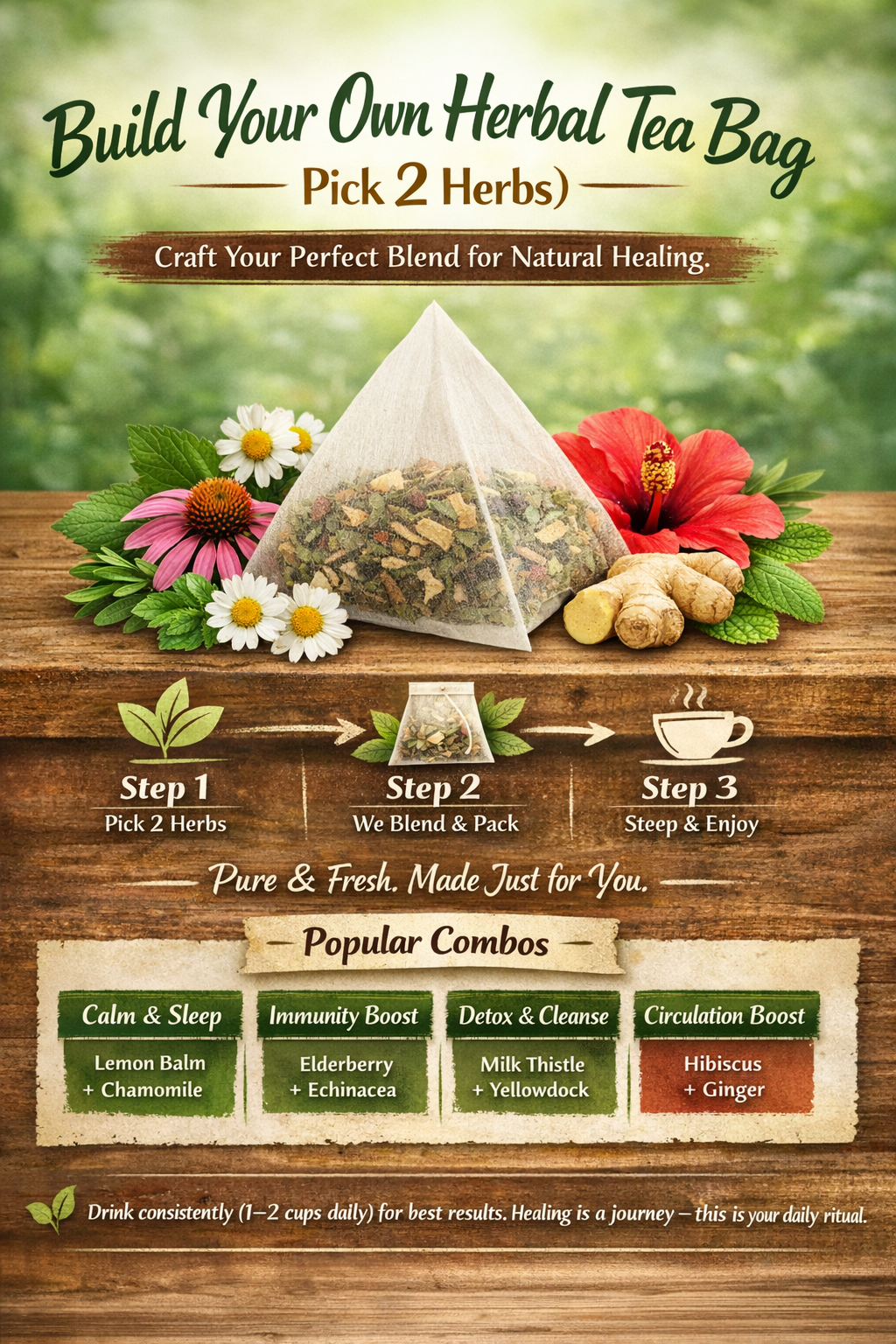 Build Your Own Herbal Tea Bag
