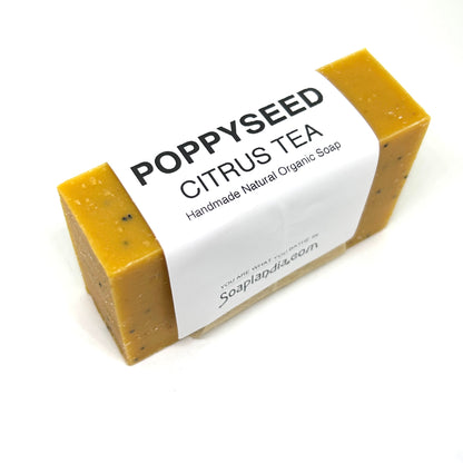 Citrus Poppyseed Bar Soap, Organic