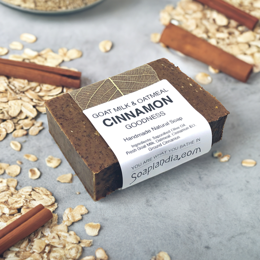 Goat Milk & Oatmeal Cinnamon Goodness Soap