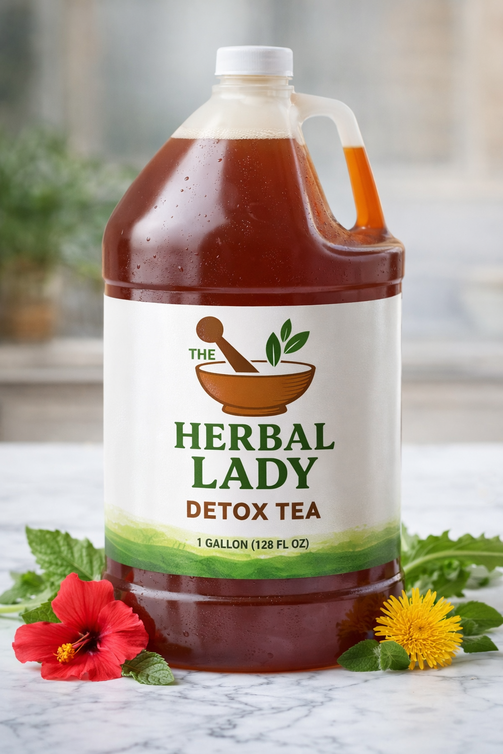 The Herbal Lady Detox Tea (1 Gallon – Unsweetened)